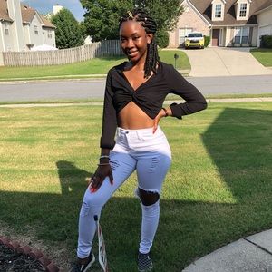 White Fashion Nova Jeans
